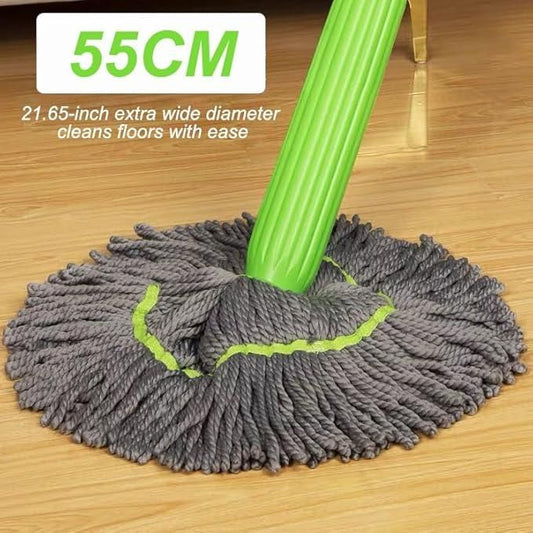 High Quality Bamboo Fiber Self-twisting Water Rotating Mop with Less Consumption of Water