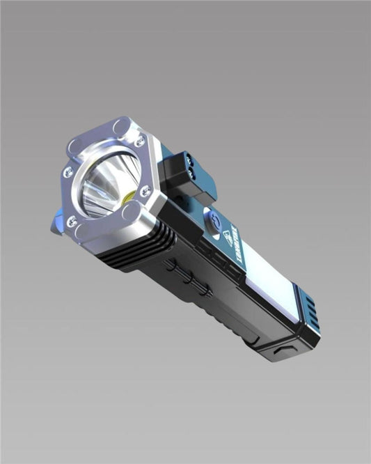 Portable Rechargeable Torch LED Flashlight with Long Distance Beam Range