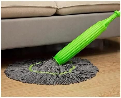 High Quality Bamboo Fiber Self-twisting Water Rotating Mop with Less Consumption of Water